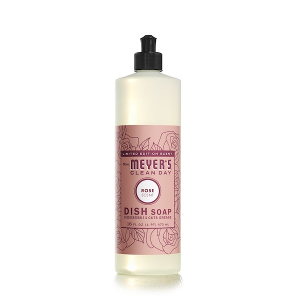 Mrs. Meyers Clean Day Mrs. Meyer's Clean Day Rose Scent Liquid Dish Soap 16 oz 1 pk 11398 - main